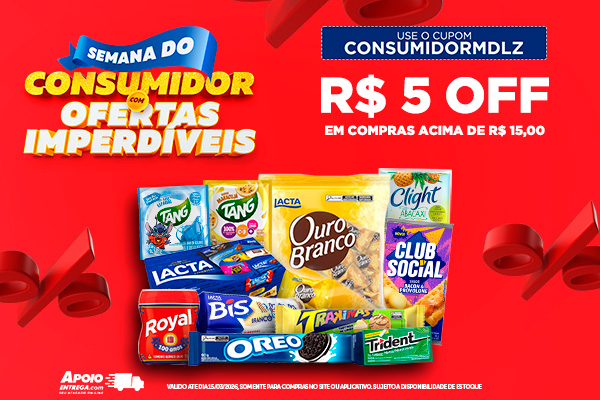 Cupom Mondelez 09 até 15/03